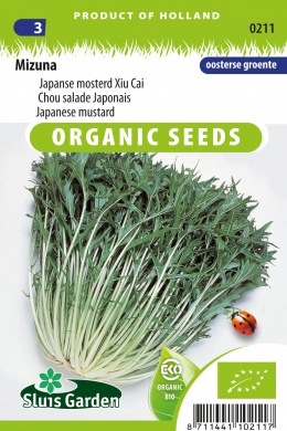 Mizuna BIO (Brassica) 475 seeds